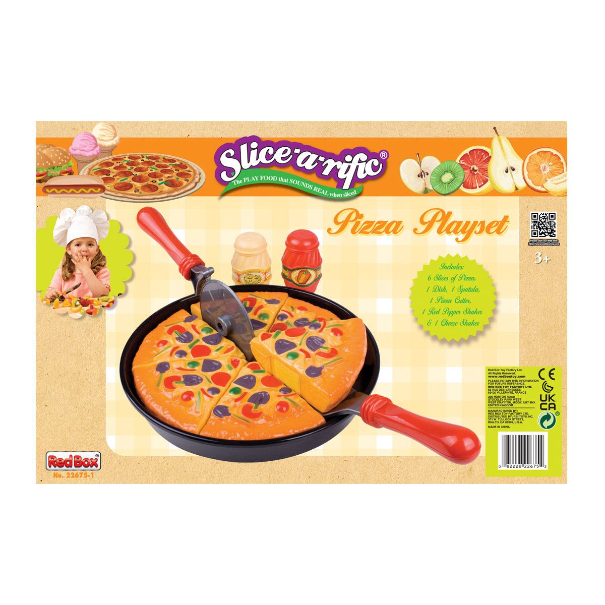 Juego de Pizza con Sartén y Accesorios