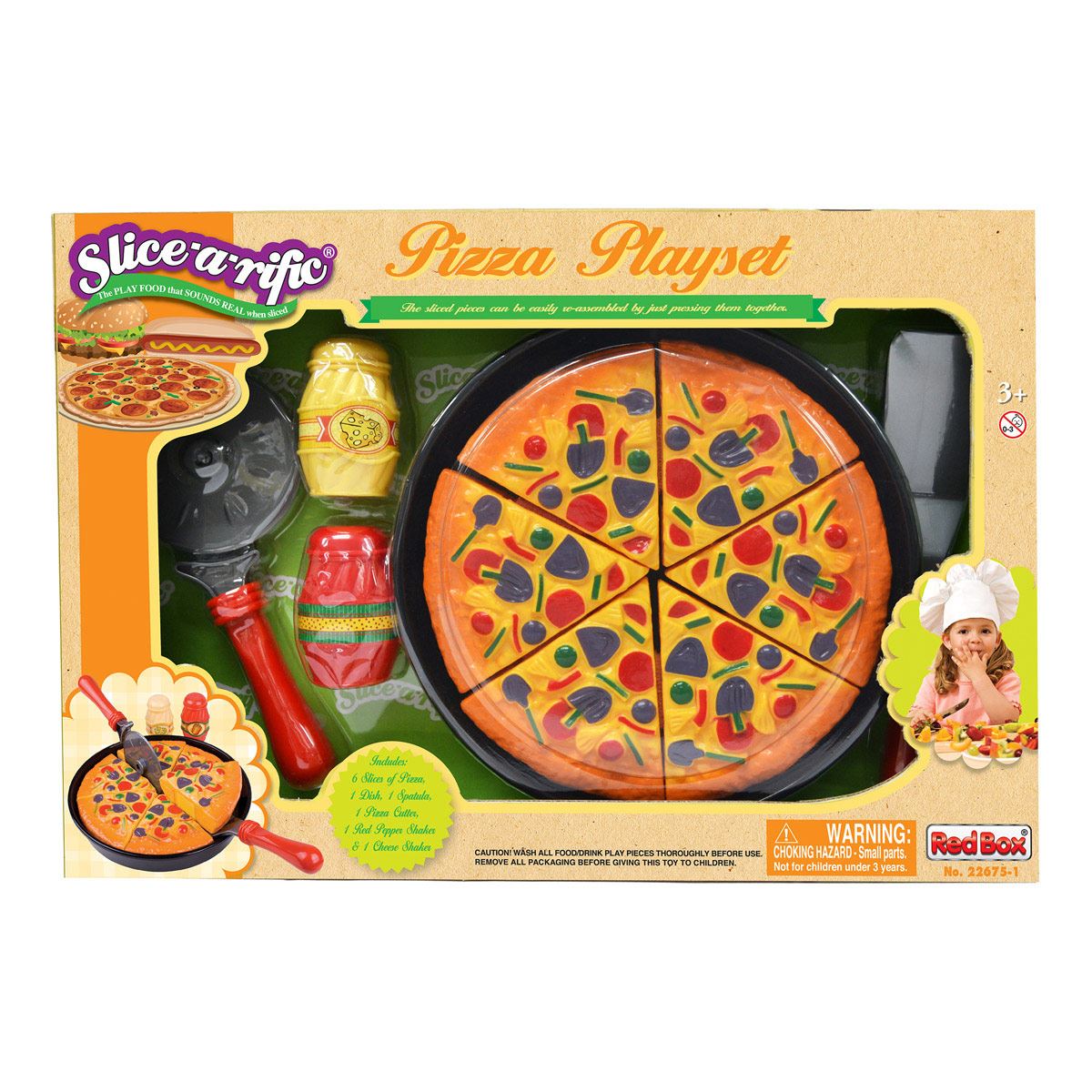 Juego de Pizza con Sartén y Accesorios