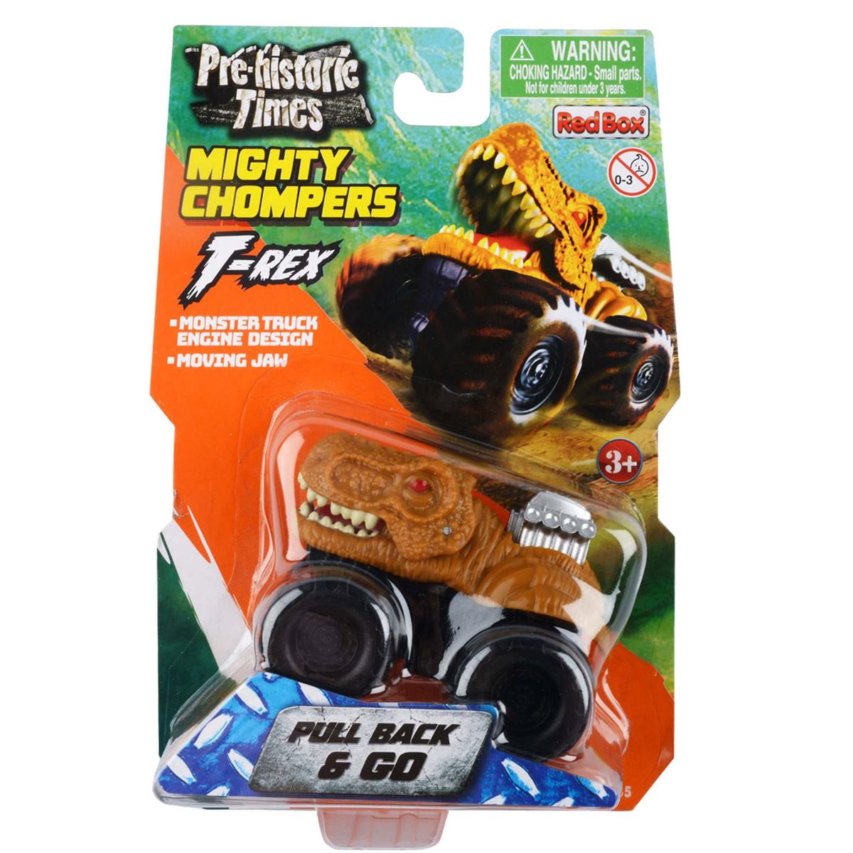 Carrito Monster Truck Dinosaurio T-Rex