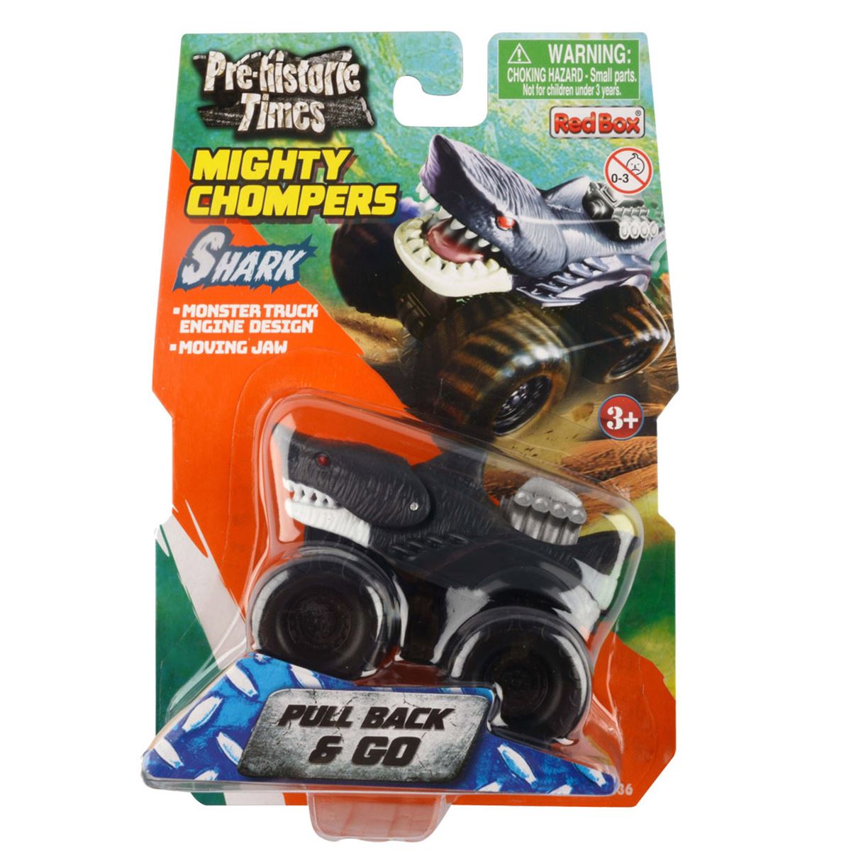 Carrito Monster Truck Tiburón