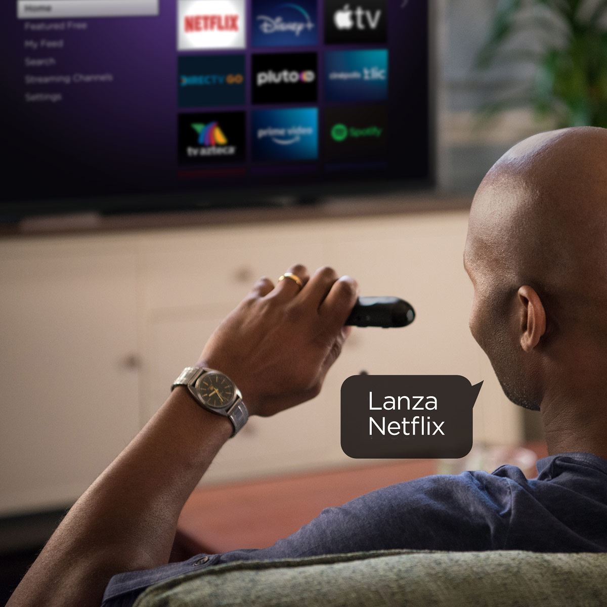 Roku Control Remoto por Voz