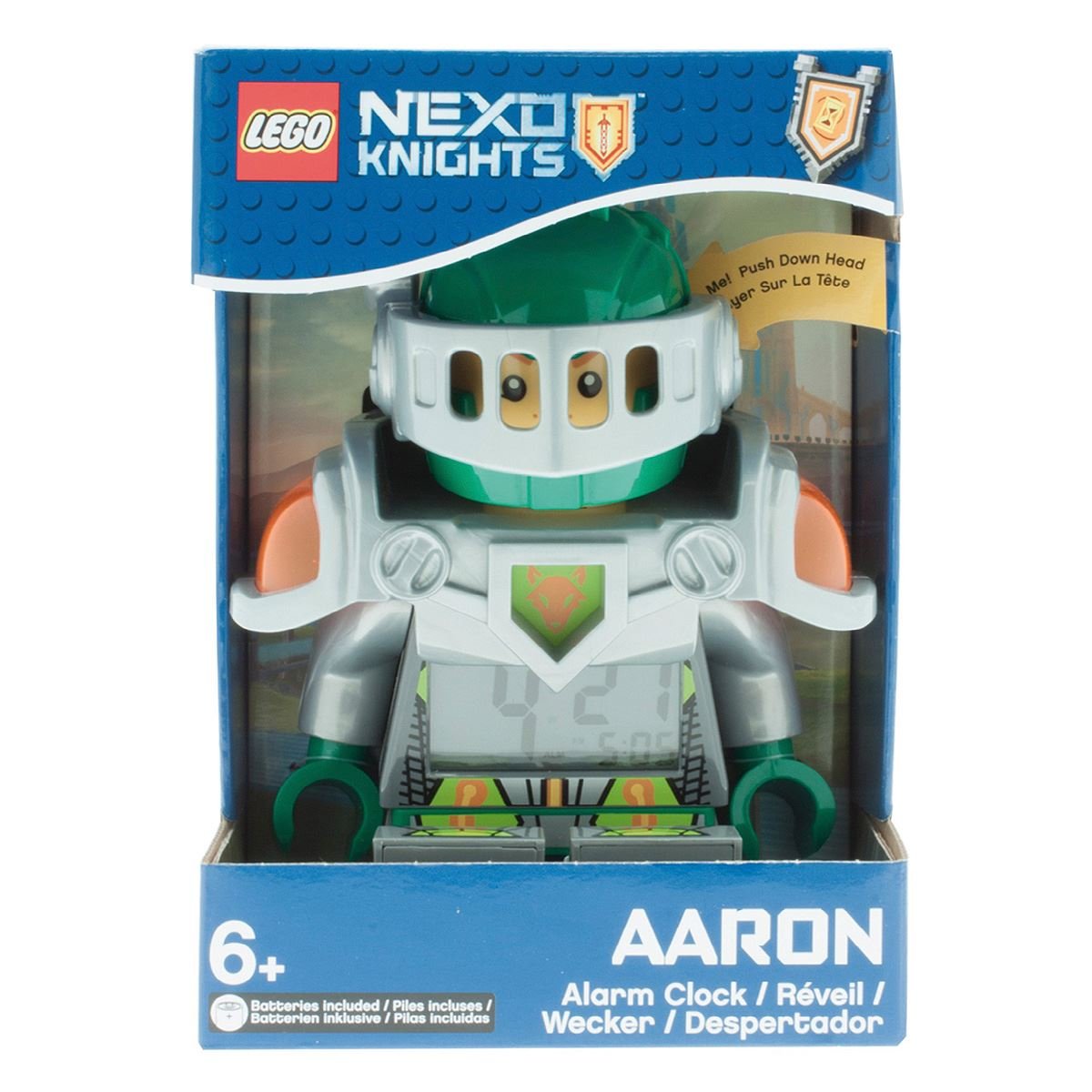 Despertador Lego 9009426 Nexo Knights Aaron