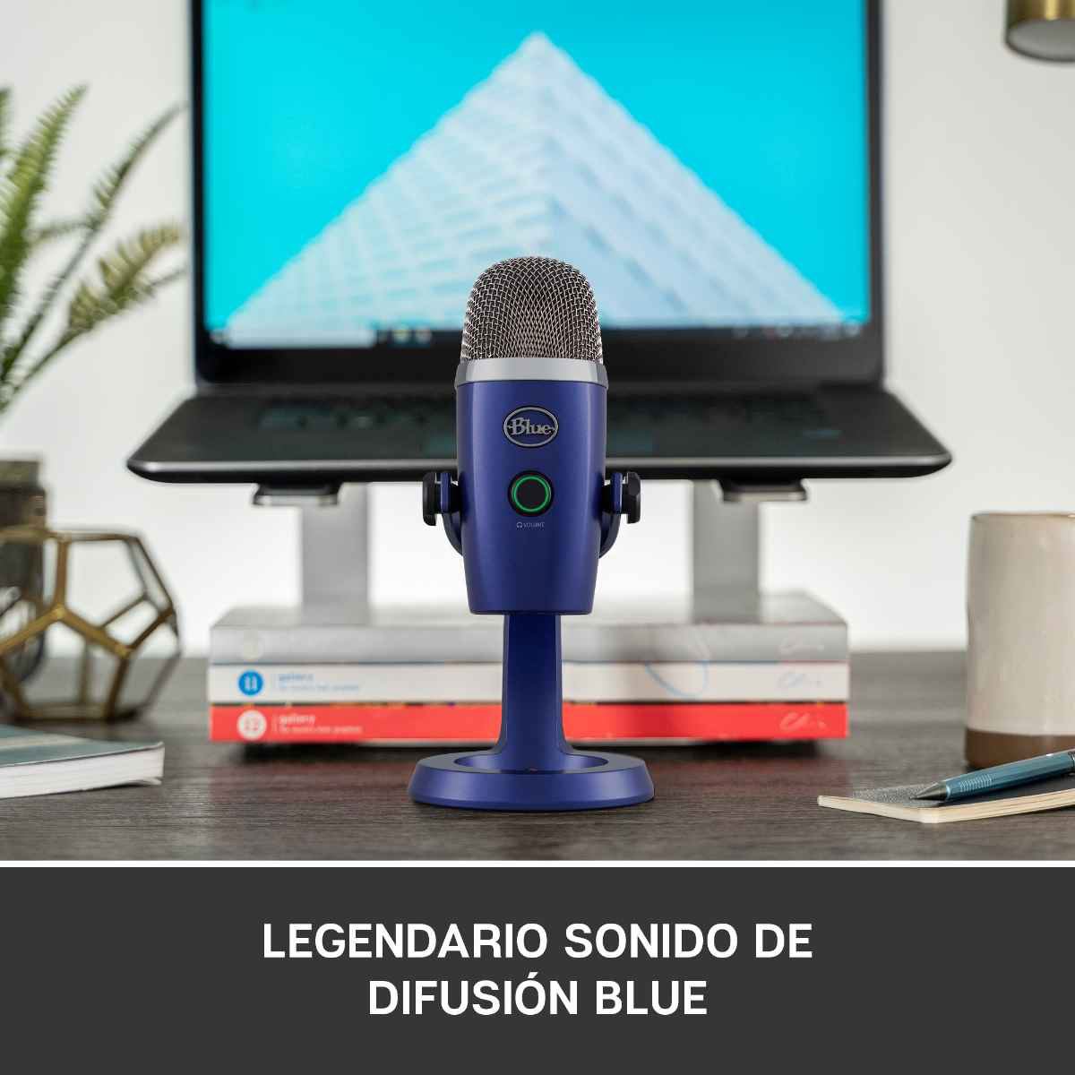 Micrófono Blue Yeti Nano Premium azul
