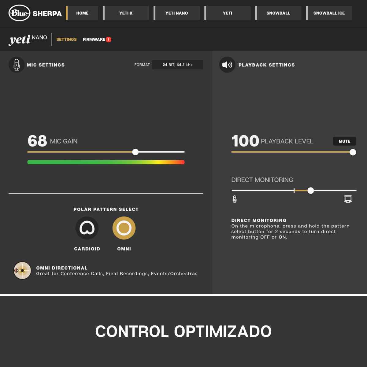 Micrófono Blue Yeti Nano Premium azul