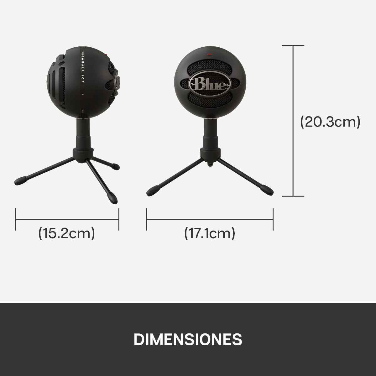 Micrófono Blue Snowball Ice negro