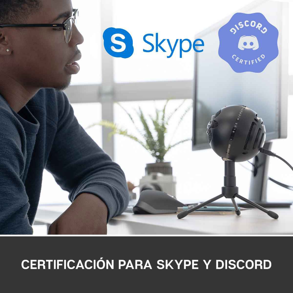 Micrófono Blue Snowball Ice negro