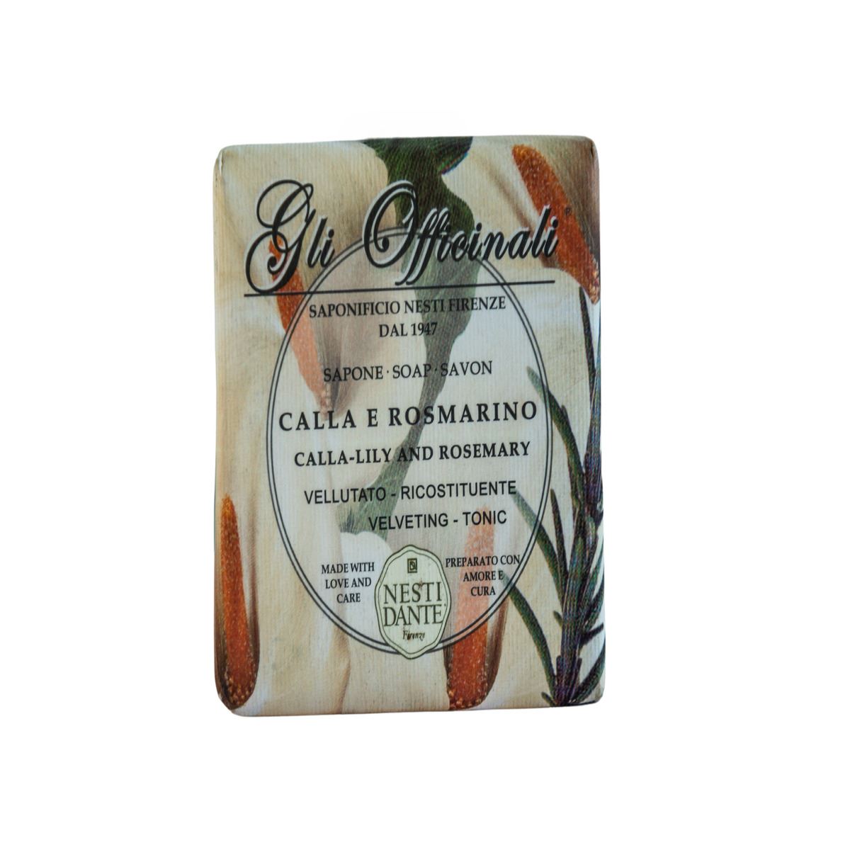 Jabón Nesti Dante aroma Calla Lily y Romero 200 gr