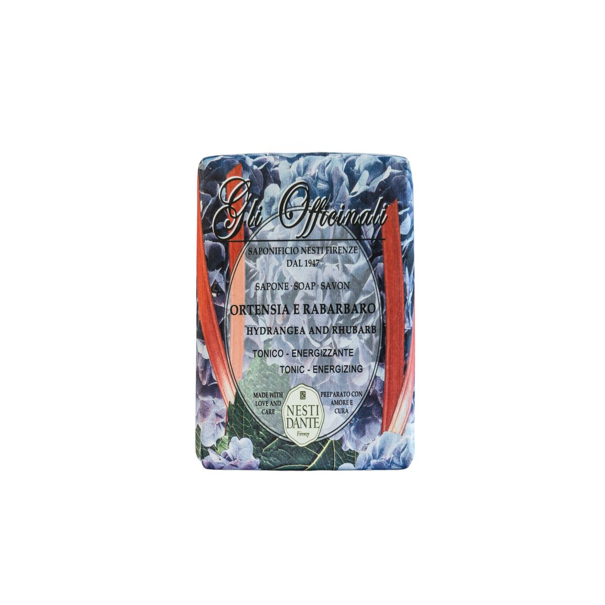 Jabón Nesti Dante aroma Hortensia y Ruibarbo 200 gr