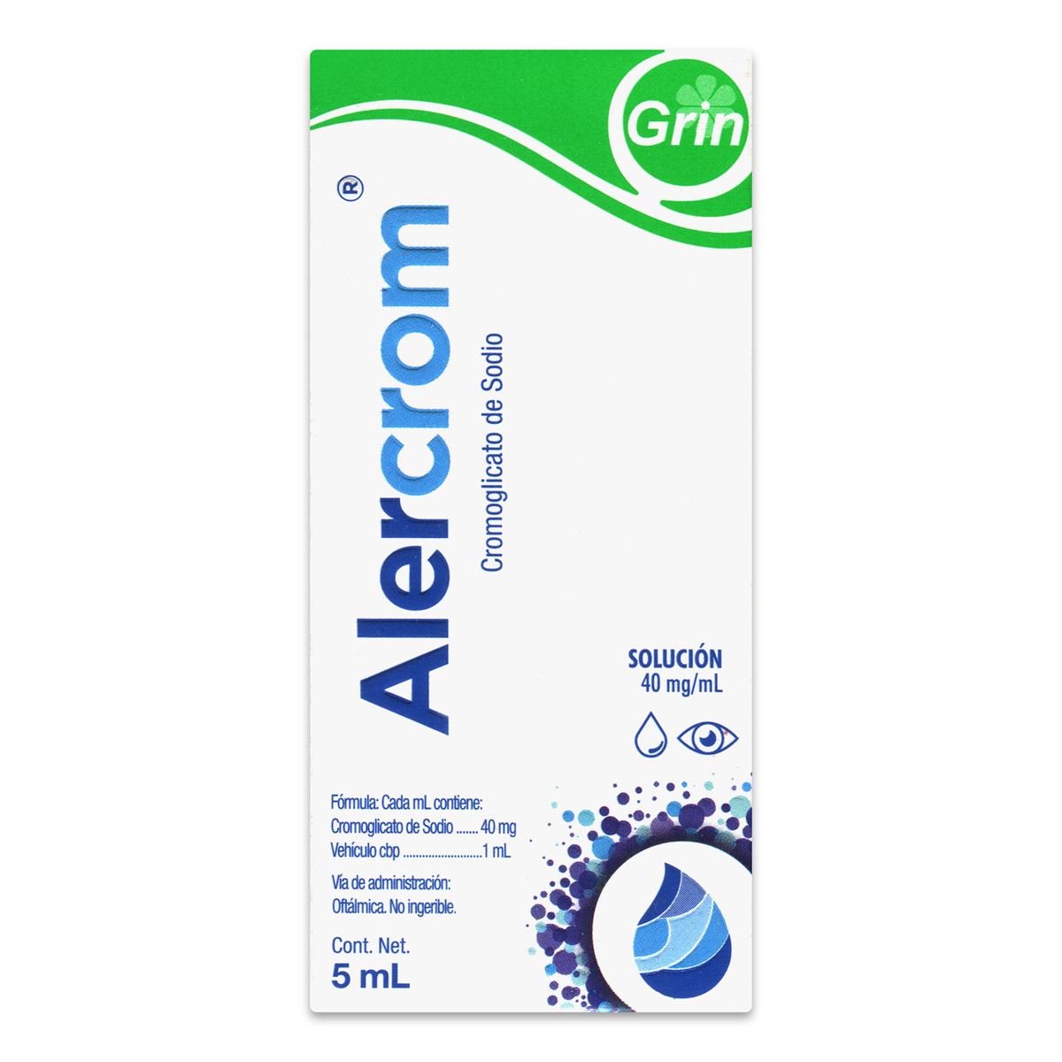 Alercrom sol 5ml 4% oft