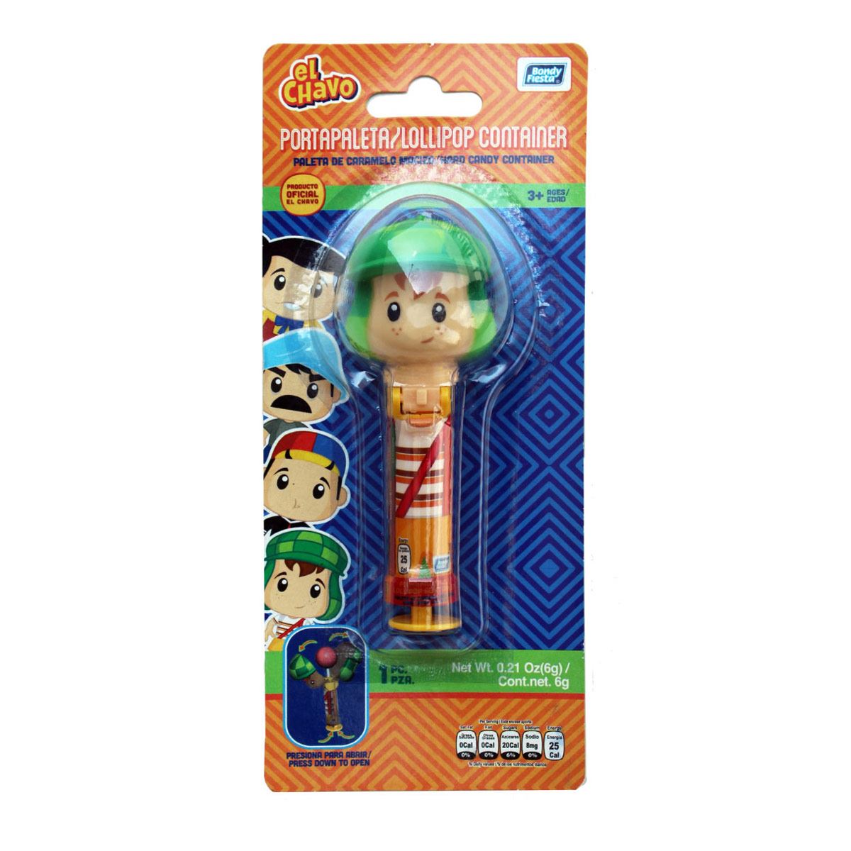 Paleta Caramelo Macizo El Chavo