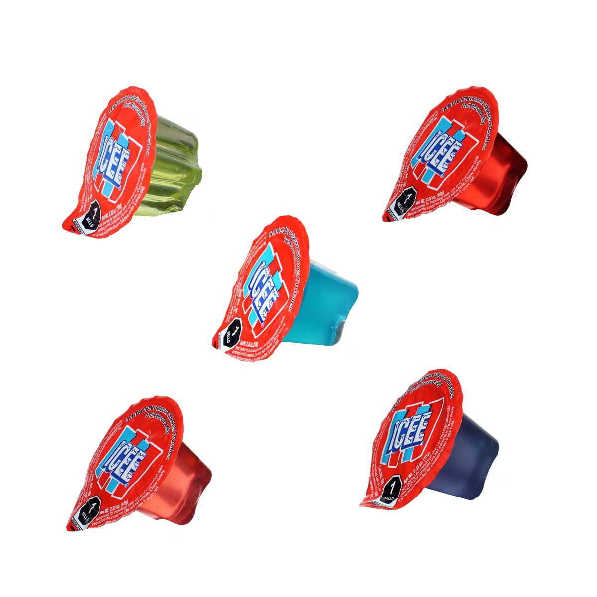 Gelatinas Icee en Vitrolero