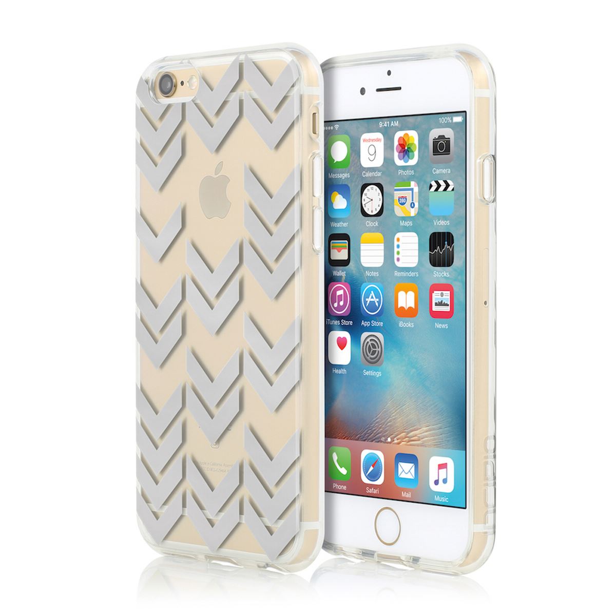 Funda para iPhone 6/6S Plateada Design Series