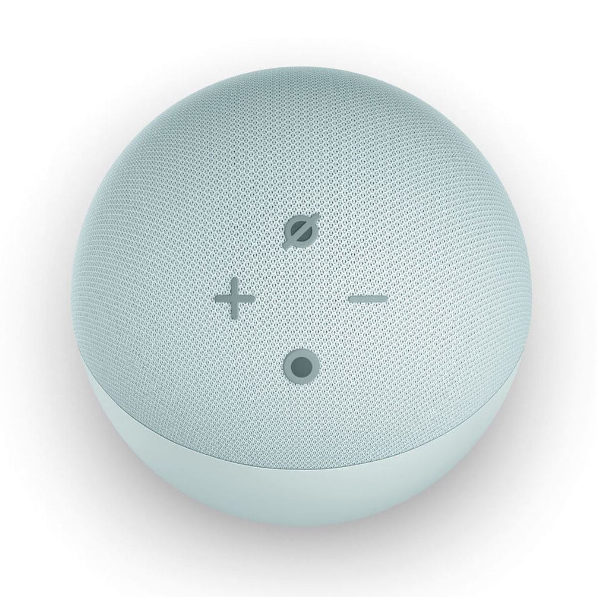 Bocina Echo Dot  (4ta Generación) con Alexa y Reloj Digital Blanco