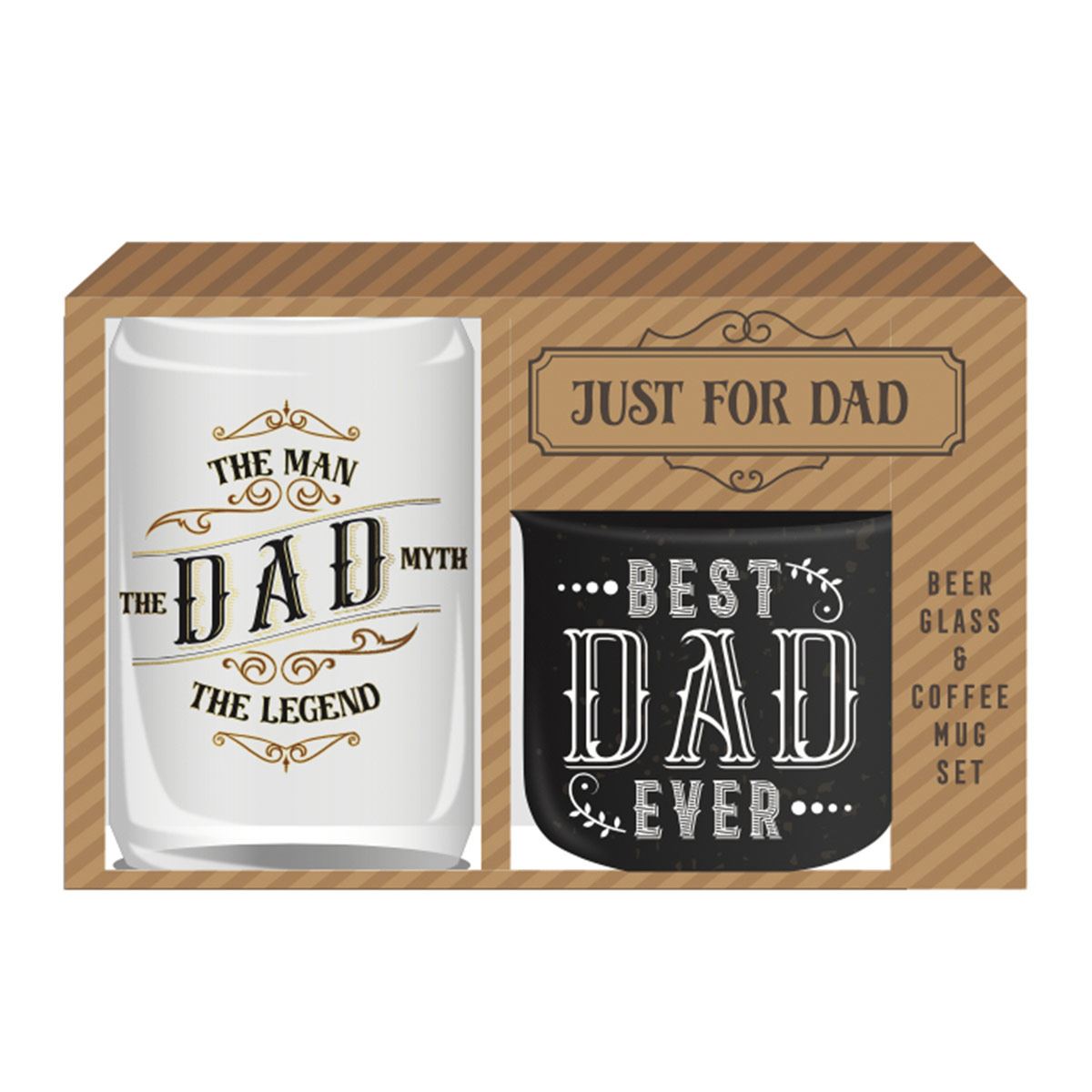 SET de Taza y Vaso Cervecero BEST DAD EVER