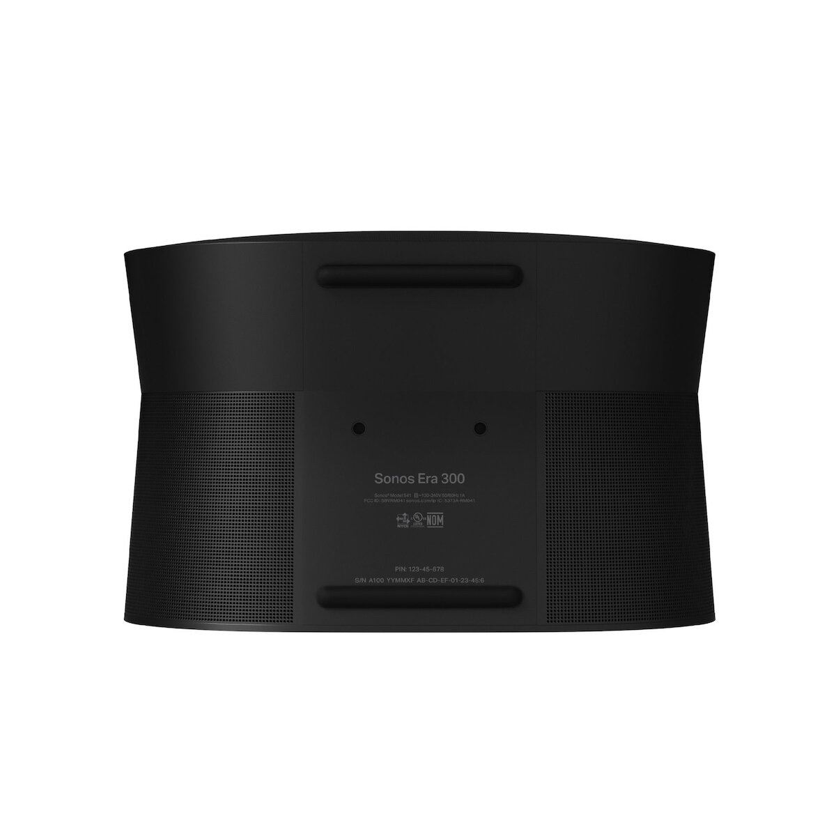 Bocina Sonos Era 300 para audio espacial envolvente WiFi y bluetooth color negra