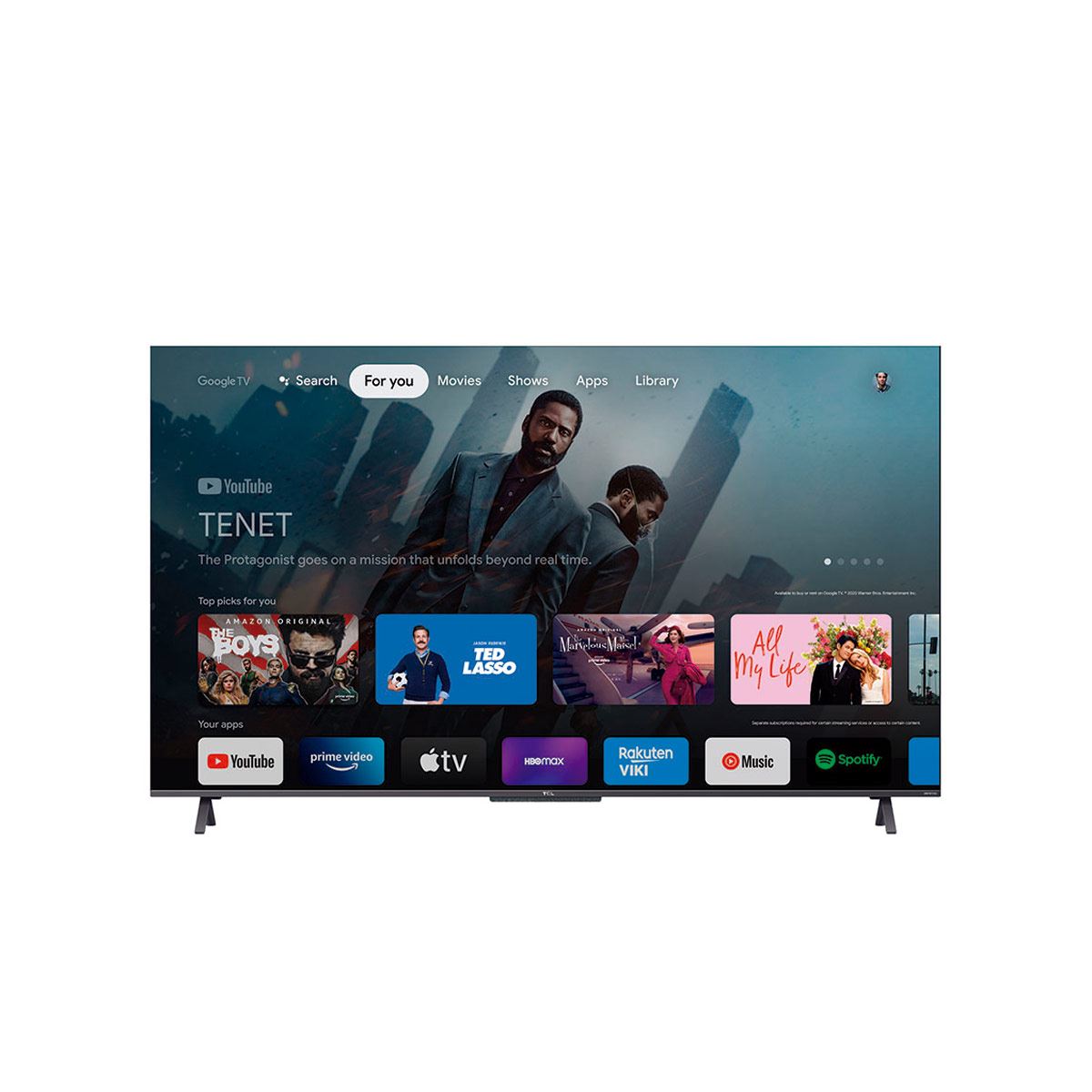 Vive la Excelencia 4K! TV QLED 65 TCL con Google TV en Panafoto.