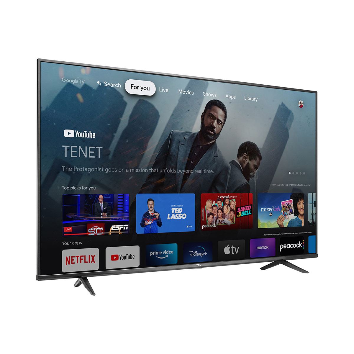 Pantalla TCL 55 Pulgadas Google TV 4K 55S446