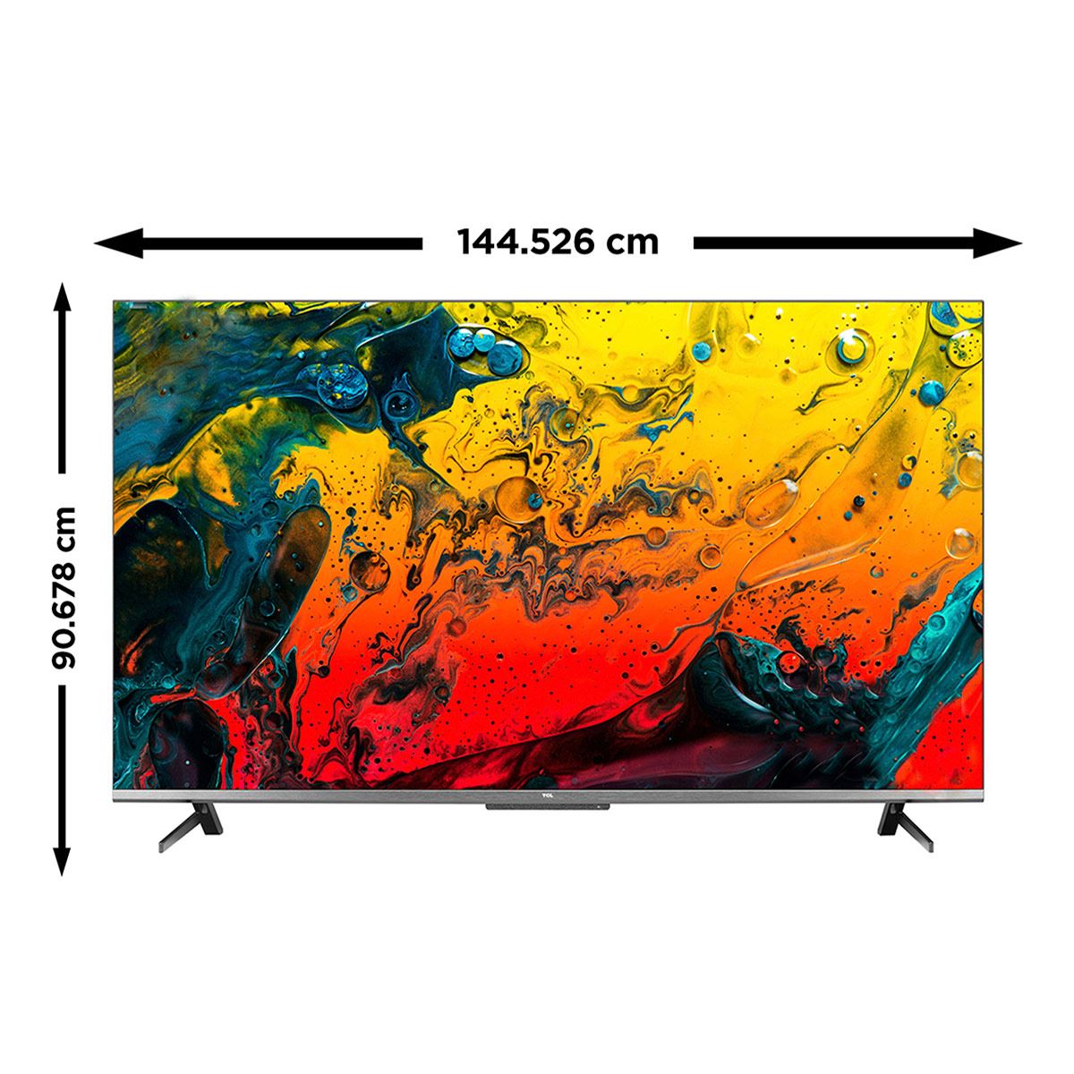 Pantalla TCL 65 pulgadas mini LED 4k Google Tv 65R646