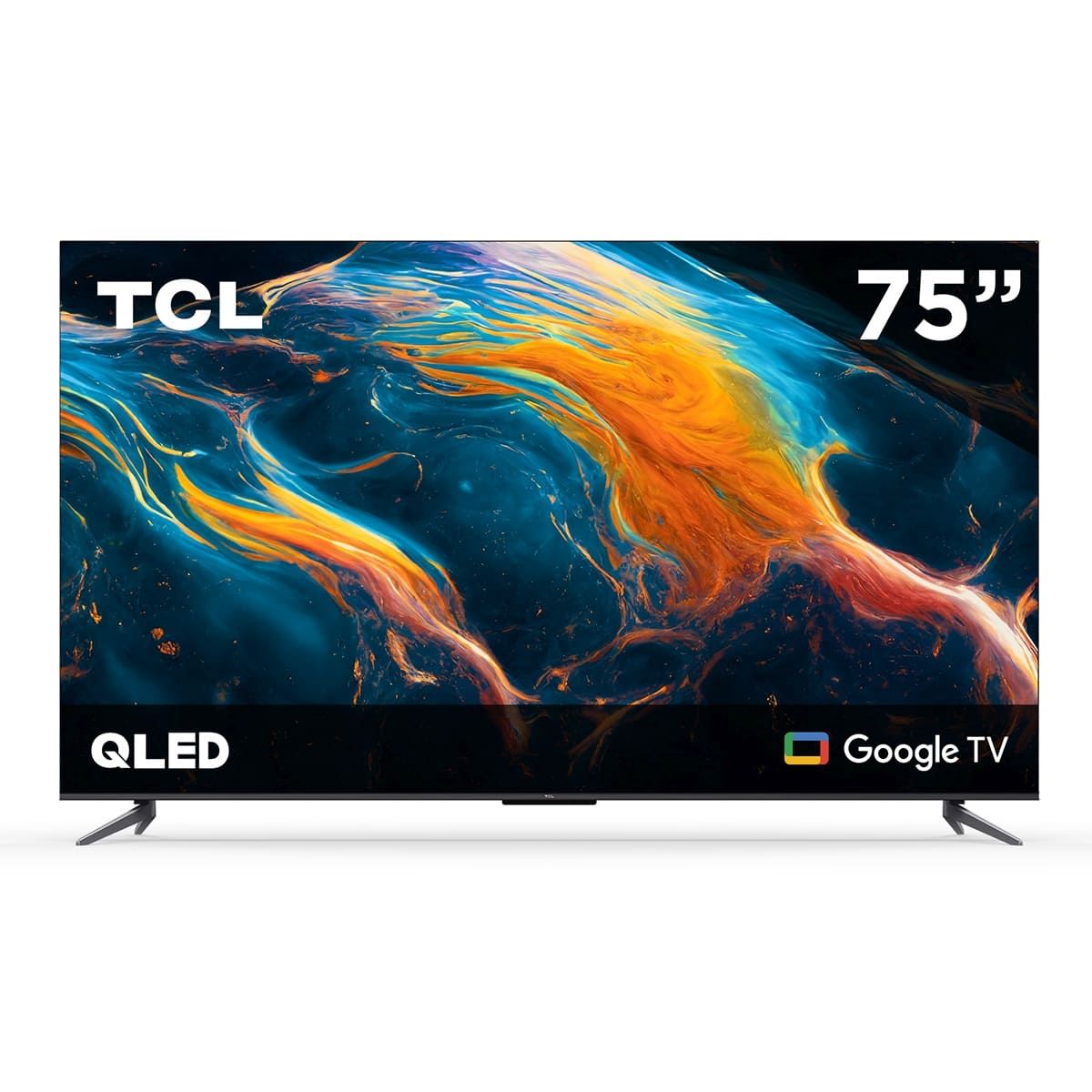 Pantalla TCL 75 pulgadas QLED 4K Google TV 75Q650G