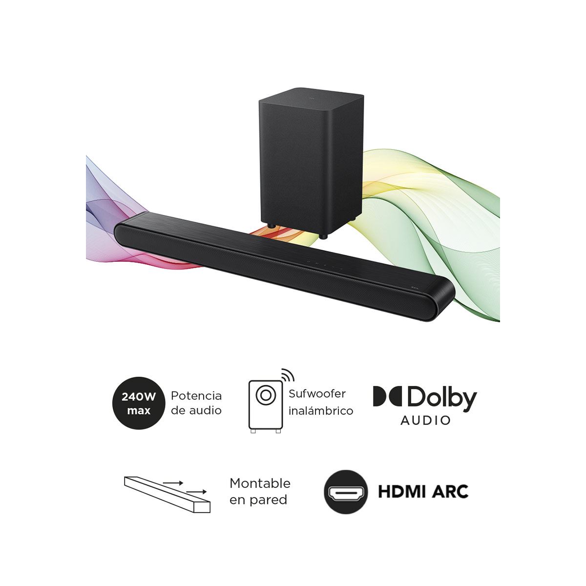 Soundbar TCL S643W 3.1 240W