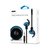Audífonos Iworld React Wired Earbuds Azul