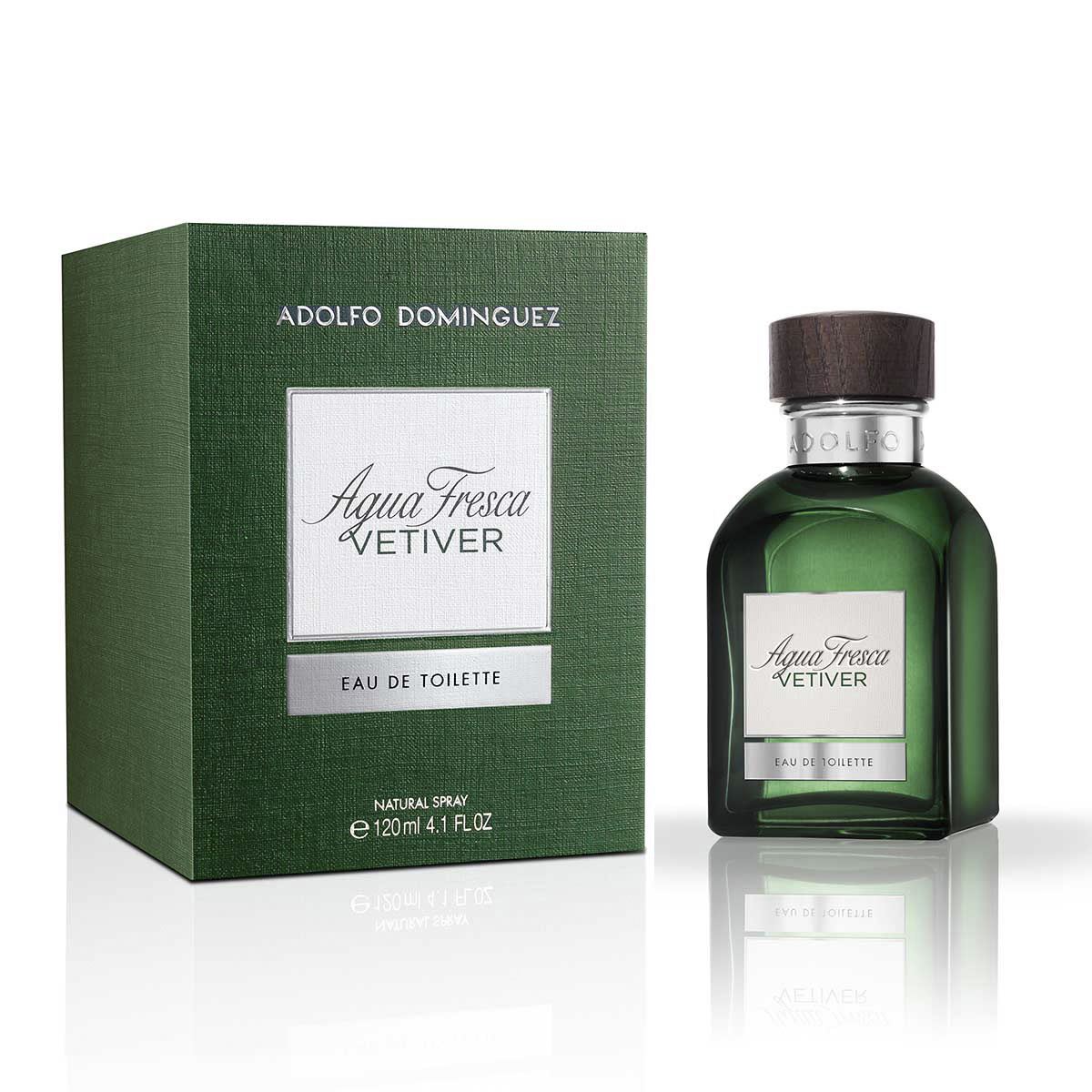 Fragancia para caballero, Adolfo Domínguez, Agua Fresca de Vetiver, EDT 120 ml