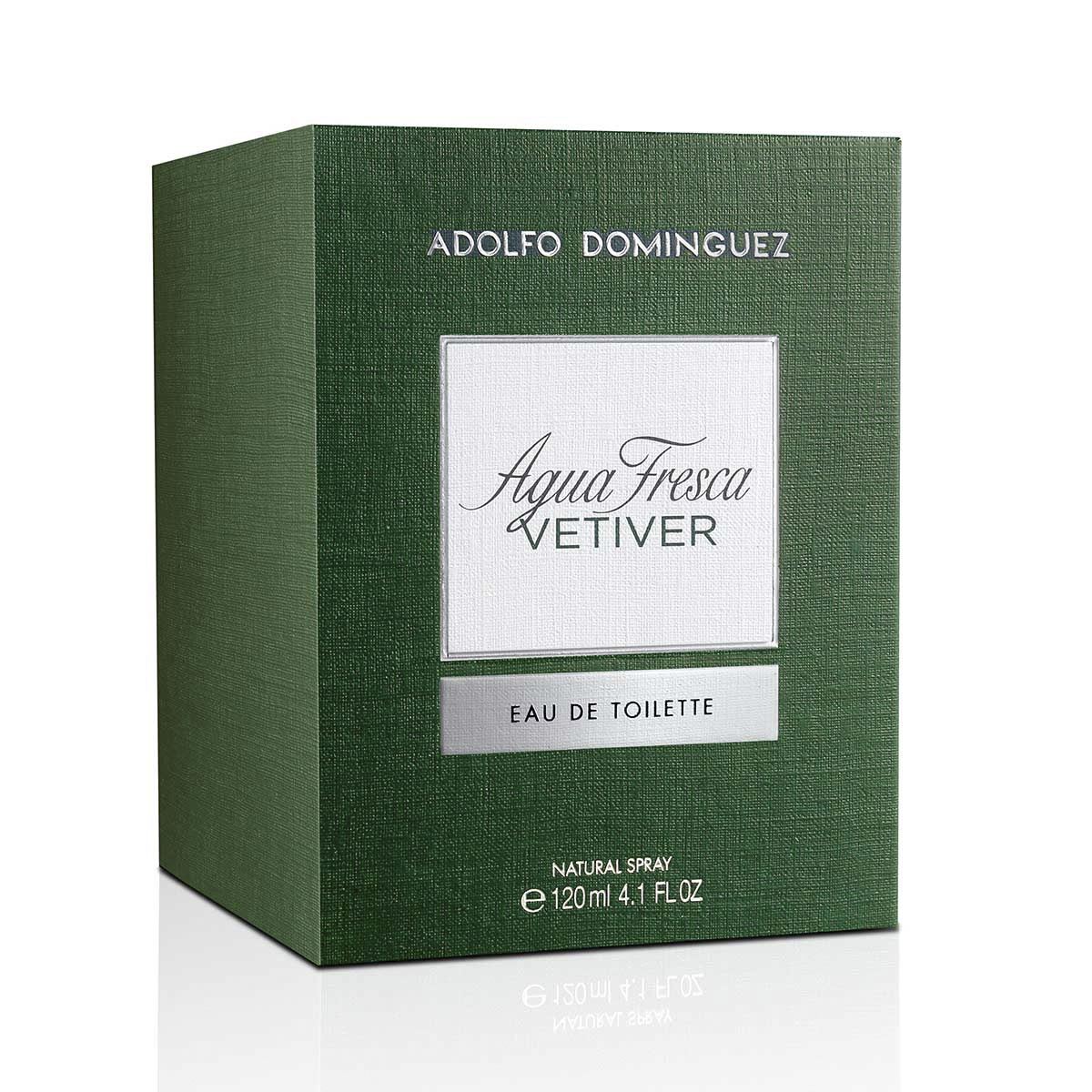 Fragancia para caballero, Adolfo Domínguez, Agua Fresca de Vetiver, EDT 120 ml
