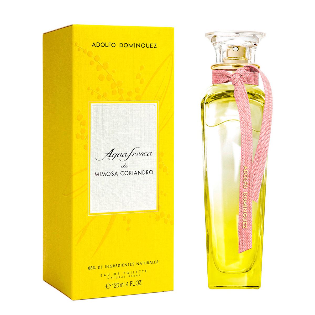 Fragancia Para Dama Adolfo Domínguez Agua Fresca de Mimosa Coriandro, EDT 120ML