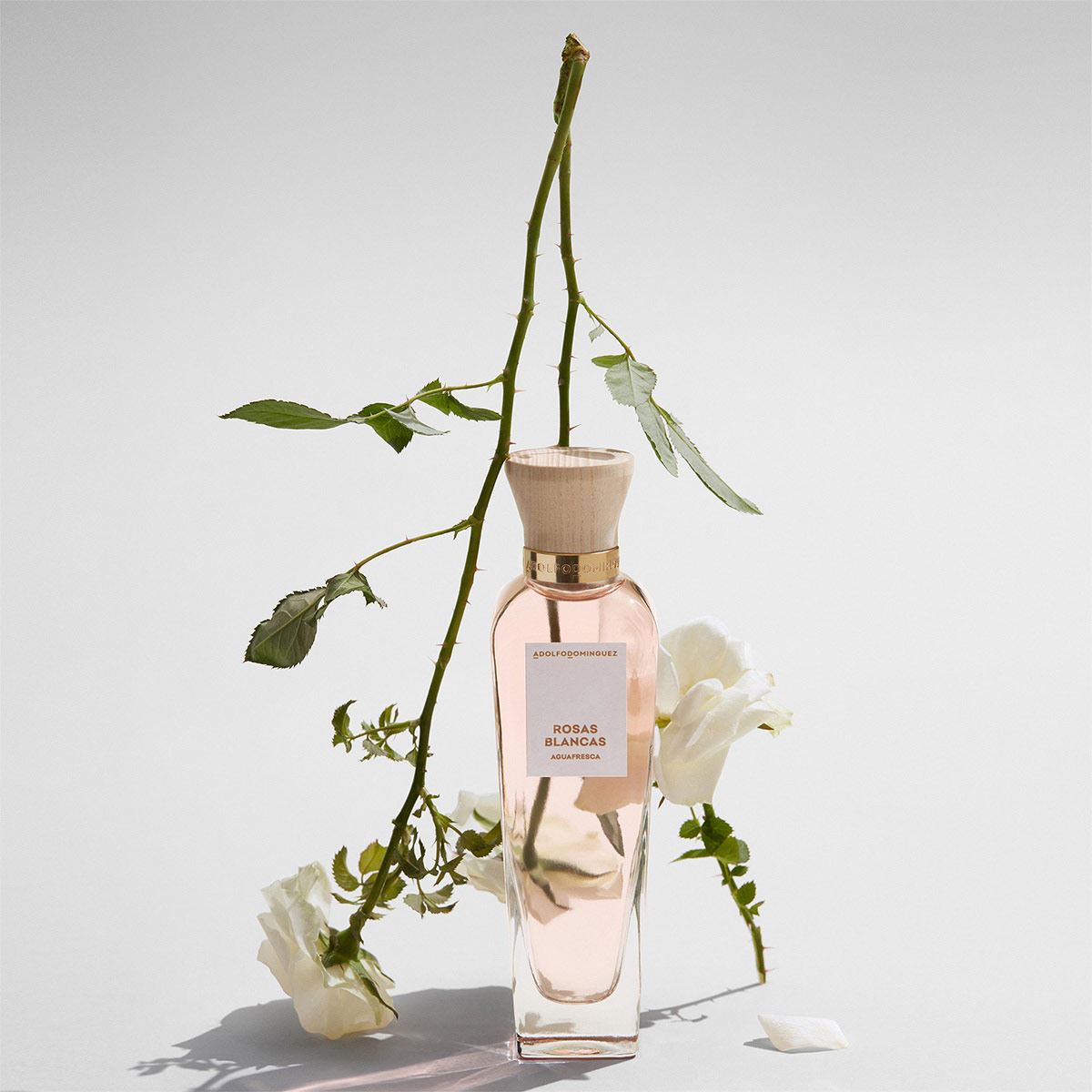 Set para Mujer Adolfo Dominguez Agua Fresca Rosas Blancas Perfume EDT 120ml + Body Lotion 75ml