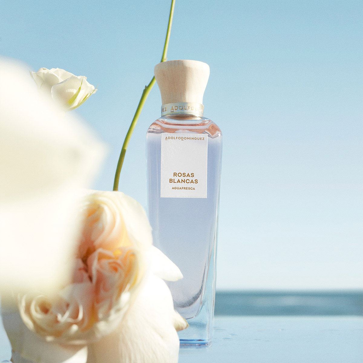 Set para Mujer Adolfo Dominguez Agua Fresca Rosas Blancas Perfume EDT 120ml + Body Lotion 75ml