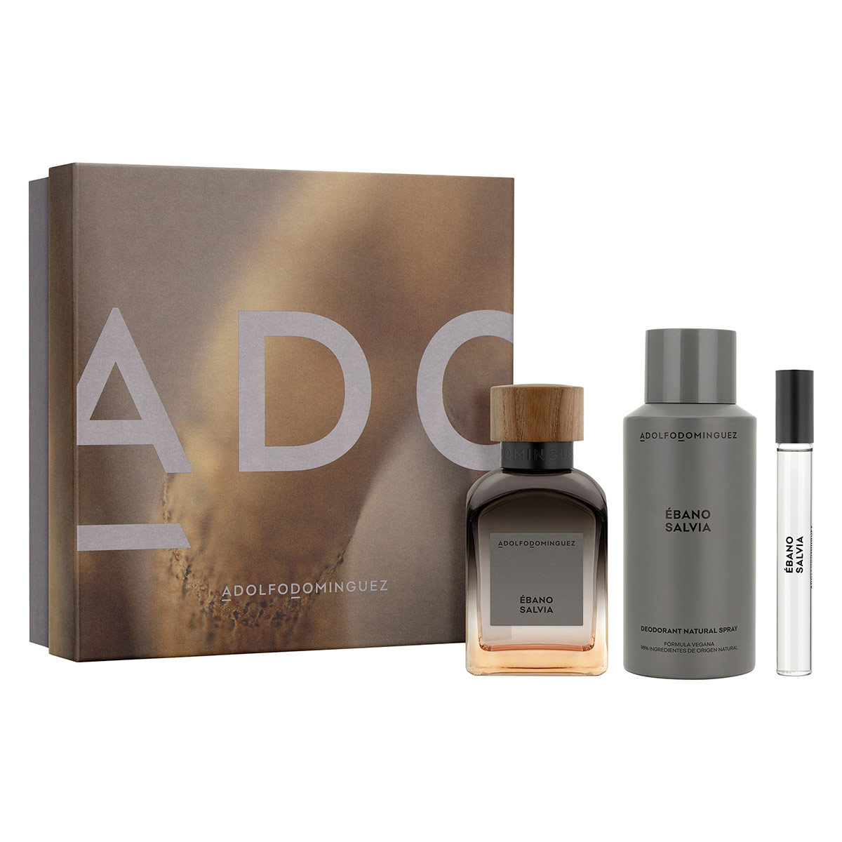 Set para Hombre Adolfo Dominguez Ebano Salvia
