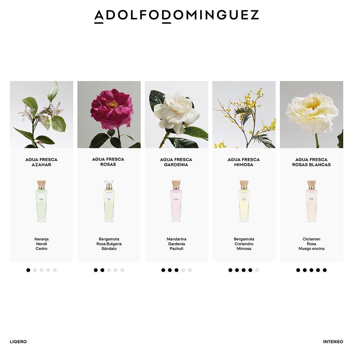 Set para Mujer Adolfo Dominguez Agua Fresca Rosas Blancas