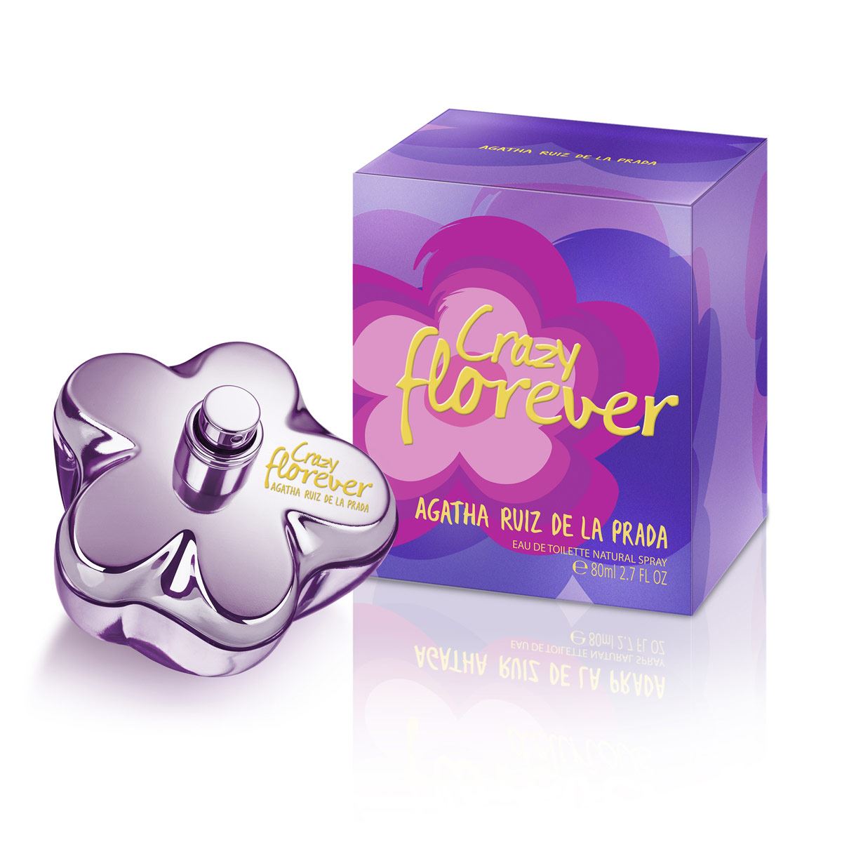 Fragancia Para Dama , Agatha Ruiz de la Prada, Crazy Florever 80ML