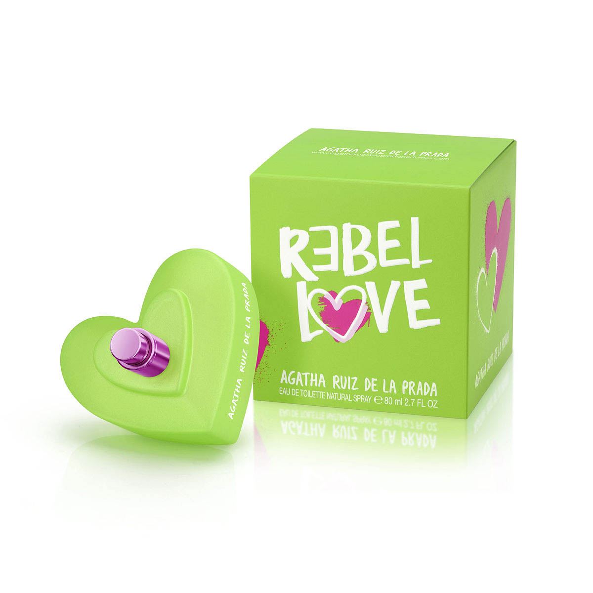 Fragancia Para Dama Agatha Ruiz de la Prada Rebel Love EDT 80 ml