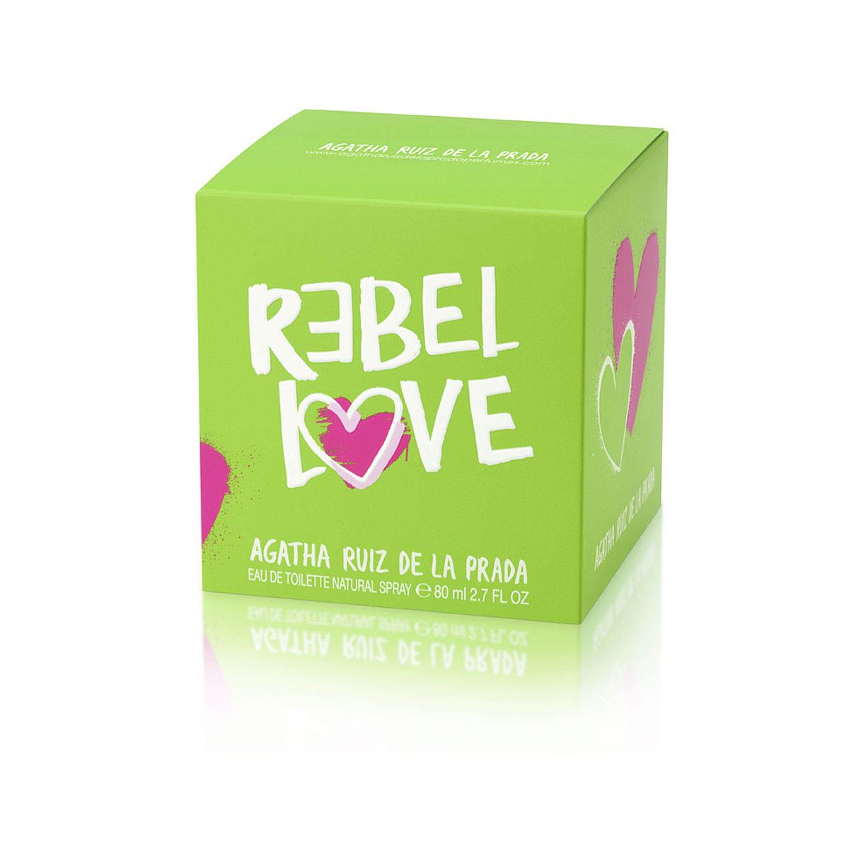 Fragancia Para Dama Agatha Ruiz de la Prada Rebel Love EDT 80 ml