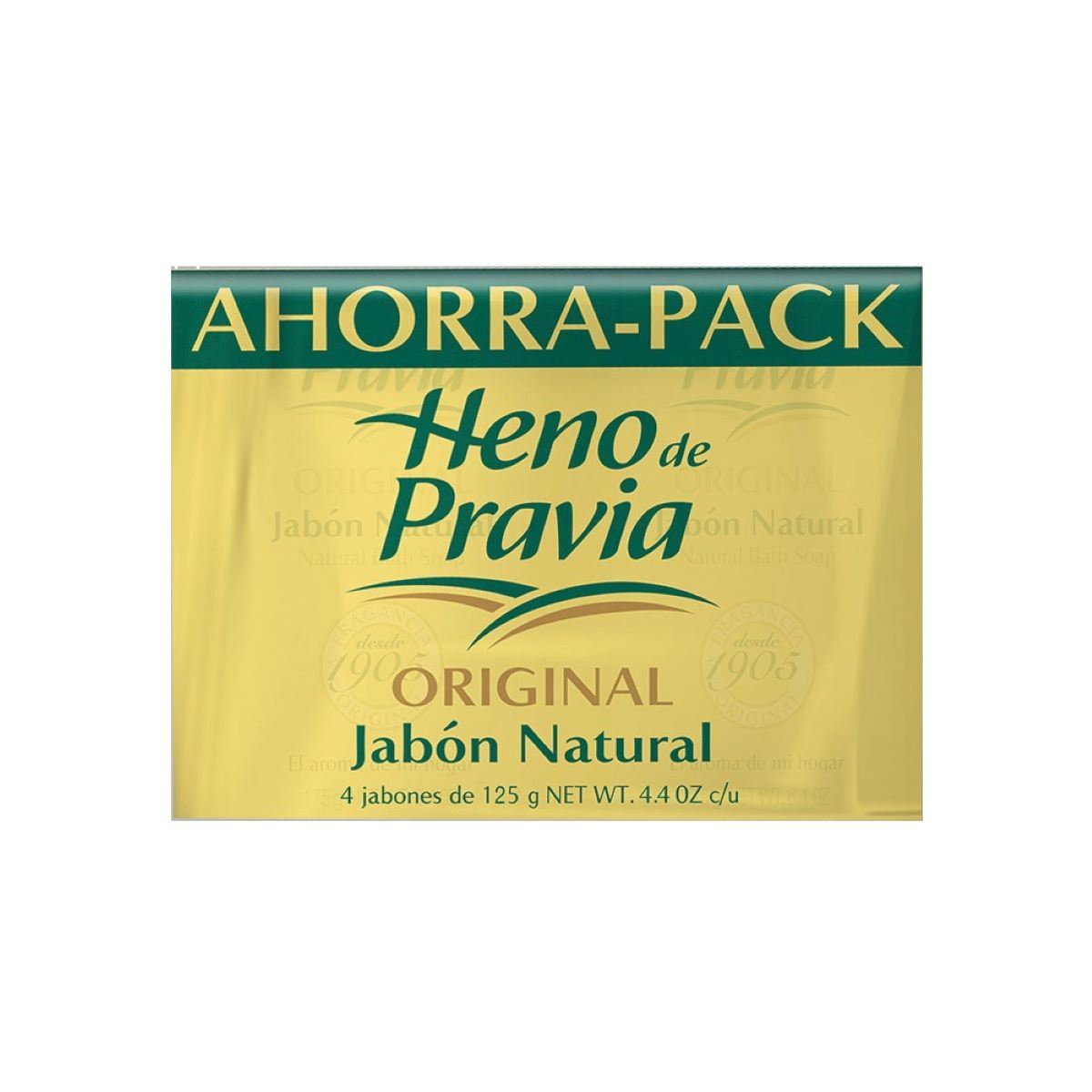 Jabón Heno de Pravia Original 125G 4 Pzas