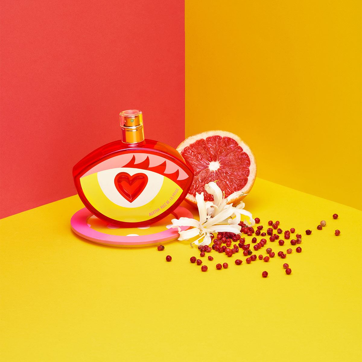 Agatha Ruiz de la Prada Look at Me Set Para Dama Perfume EDT 80ML + 2 Make Up