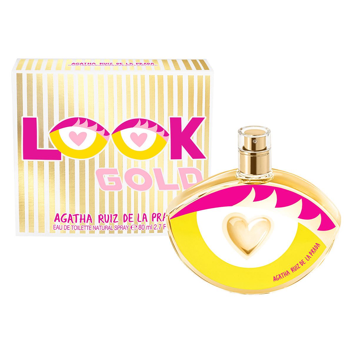 Agatha Ruiz de la Prada Look Gold EDT 80ml Perfume para Dama