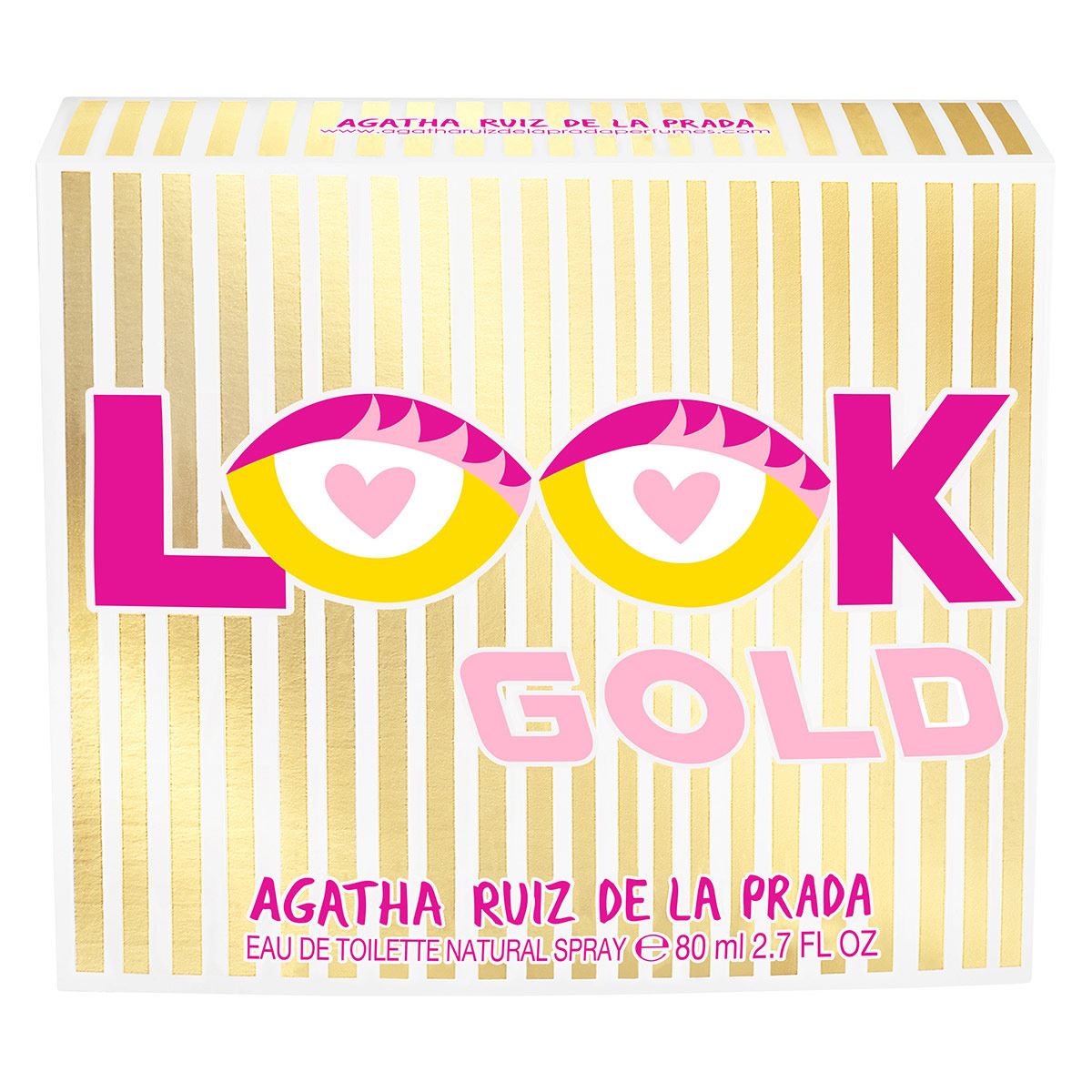 Agatha Ruiz de la Prada Look Gold EDT 80ml Perfume para Dama