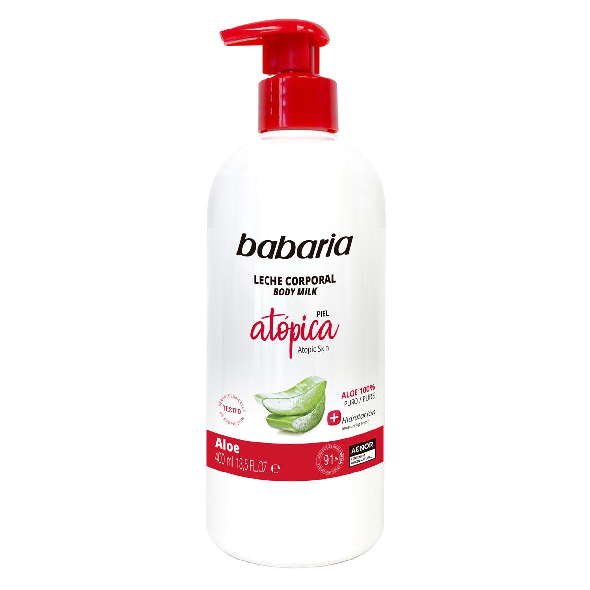 Crema corporal para pieles atopicas 400ml Babaria