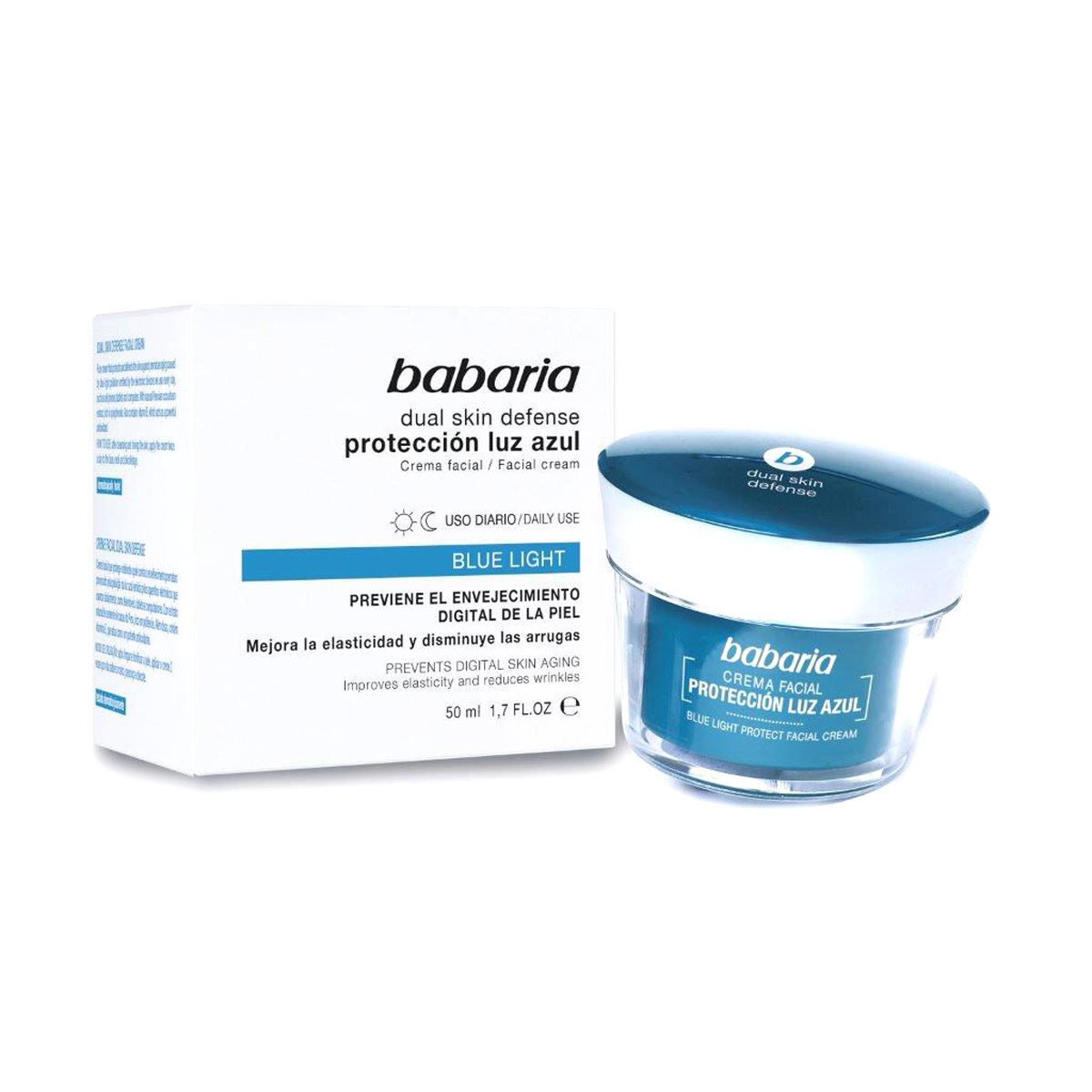 Crema Facial Protección Luz Azul Babaria