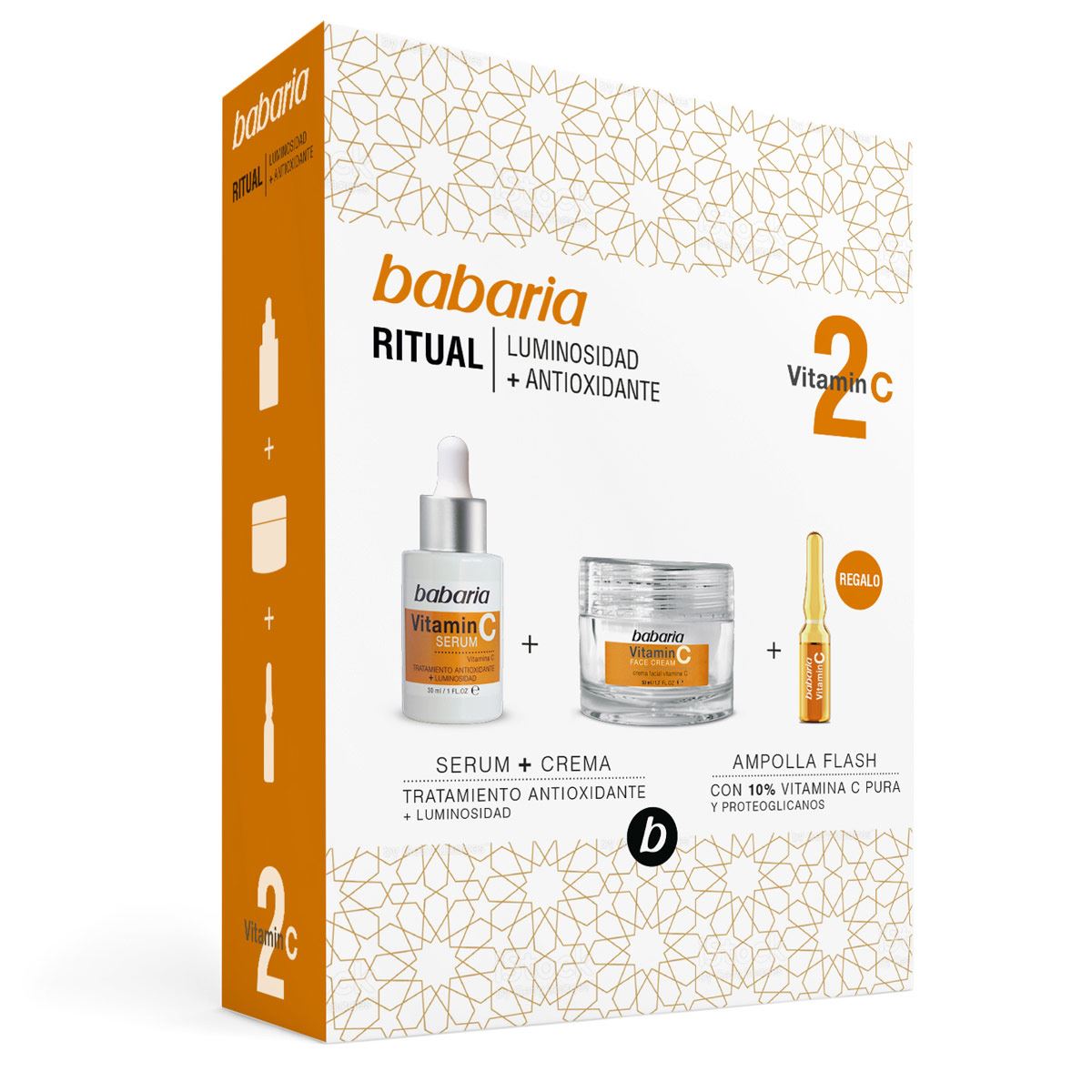 Pack Vitamina C Serum+Crema+Ampolla Babaria