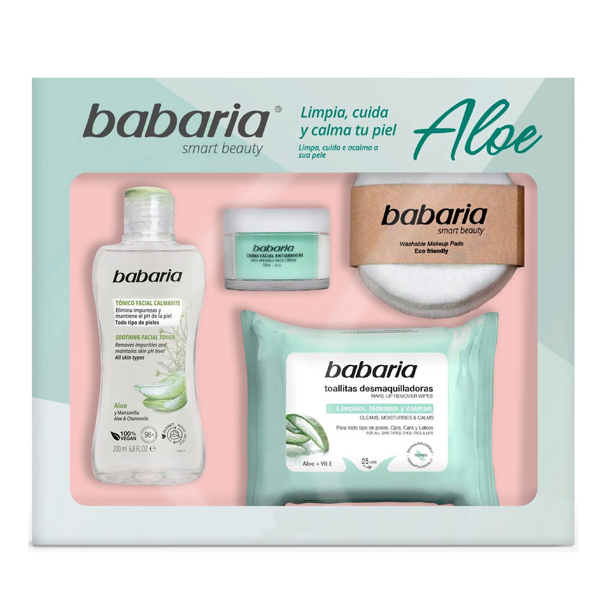 Estuche de Limpieza Aloe Vera Babaria