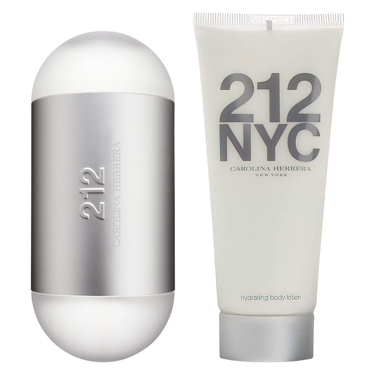 Carolina Herrera 212 NYC Set Para Dama Perfume EDT 100ML + Body Lotion 100ML
