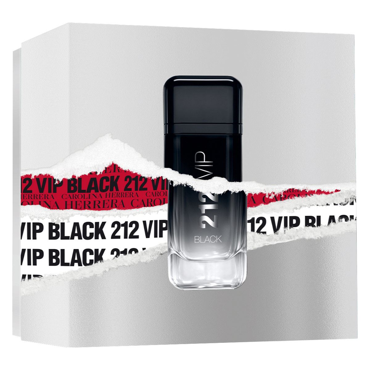 Carolina Herrera 212 VIP BLACK MEN Set Para Caballero Perfume EDP 100ML + Shower Gel 100ML + Perfume de Bolsillo