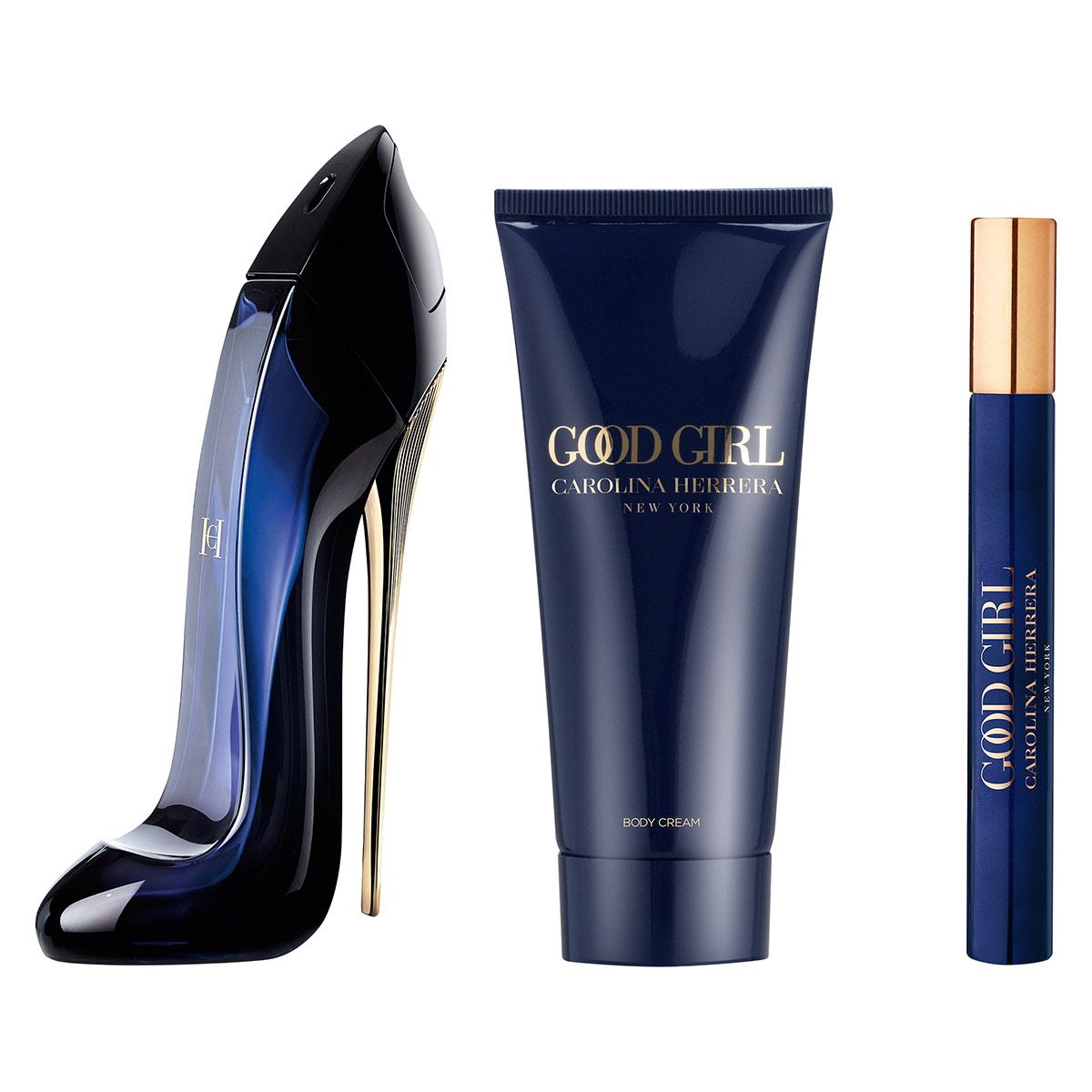 Carolina Herrera Good Girl Set Para Dama Perfume EDP 80ML + Body Lotion 100ML + Miniatura