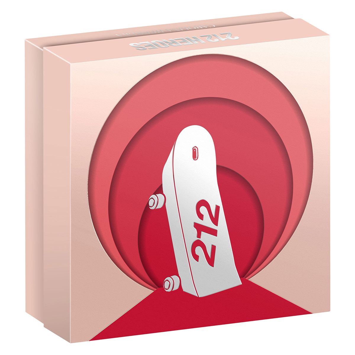 Carolina Herrera 212 Heroes For Her Set Para Dama Perfume EDP 80ML + Body Lotion 100ML + EDP 10ml