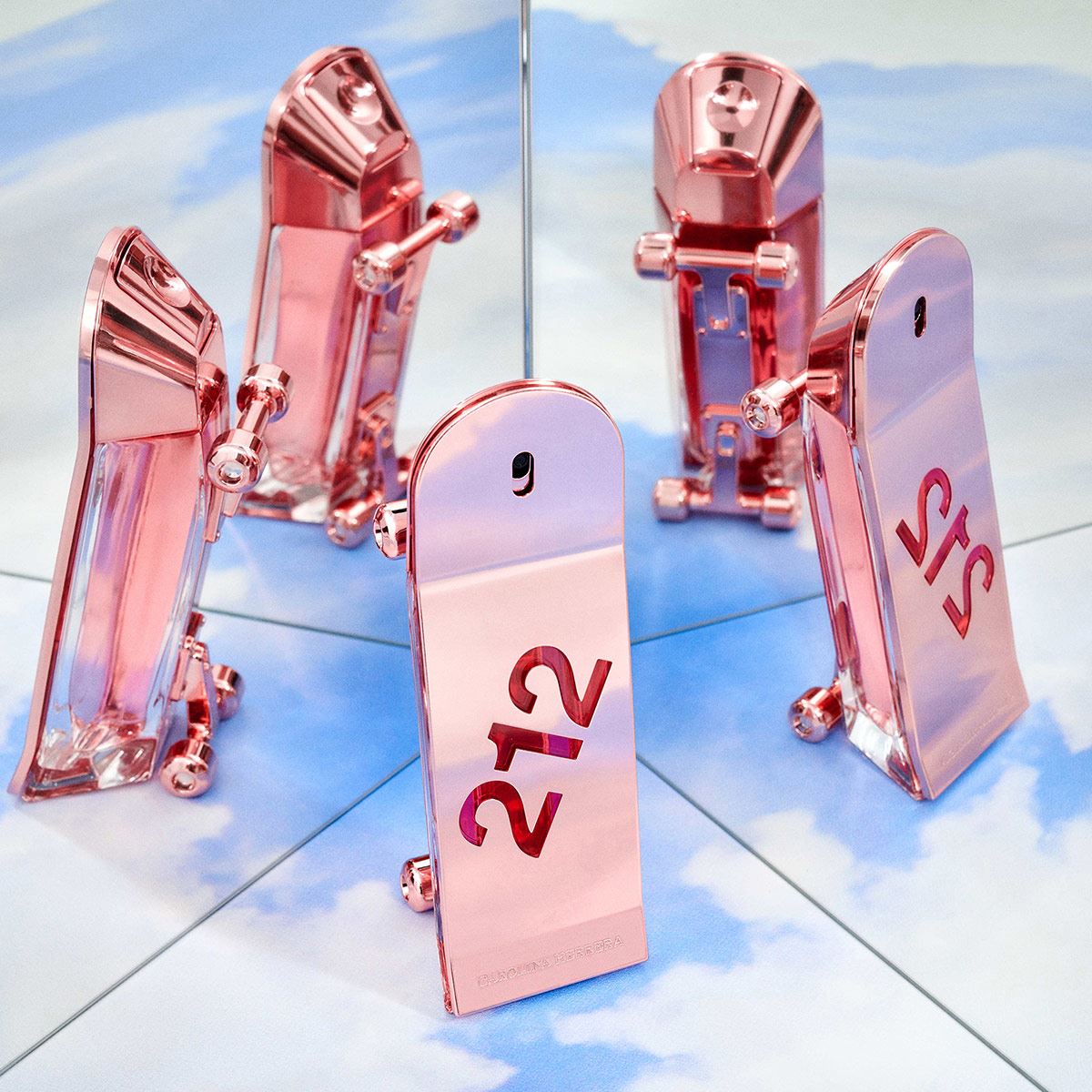 Carolina Herrera 212 Heroes For Her Set Para Dama Perfume EDP 80ML + Body Lotion 100ML + EDP 10ml