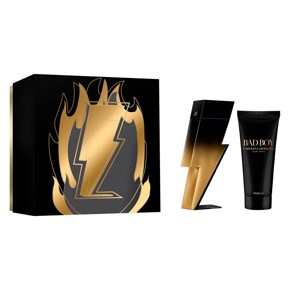 Carolina Herrera Bad Boy Extreme Set para Caballero EDP 100ml + Shower Gel 100ml