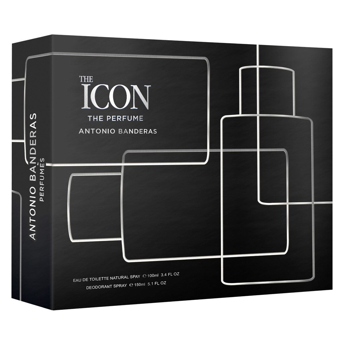 Set para Hombre Antonio Banderas The Icon Fragancia EDP 100ml + Desodorante 150ml